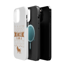 DistinctInk ToughCase for Apple iPhone, Compatible with MagSafe Charging - Look At Me I Am A Lion