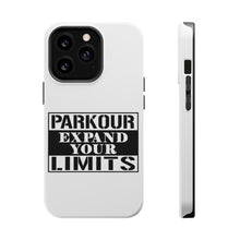 DistinctInk ToughCase for Apple iPhone, Compatible with MagSafe Charging - Parkour Expand Your Limits