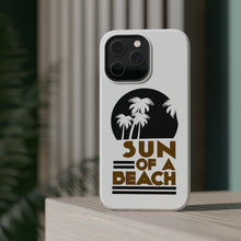 DistinctInk ToughCase for Apple iPhone, Compatible with MagSafe Charging - Sun of a Beach