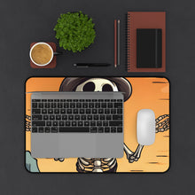 DistinctInk Desk Mat with Skelefun Halloween Design for Halloween