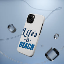 DistinctInk ToughCase for Apple iPhone, Compatible with MagSafe Charging - Life's a Beach