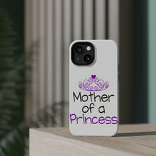 DistinctInk ToughCase for Apple iPhone, Compatible with MagSafe Charging - Mother of a Princess