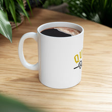 DistinctInk Glossy White Coffee / Tea Mug - Queen Beach