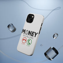 DistinctInk ToughCase for Apple iPhone, Compatible with MagSafe Charging - Money Is Calling Decline or Accept