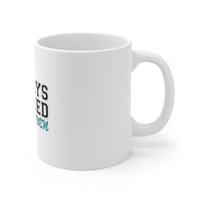 DistinctInk Glossy White Coffee / Tea Mug - Always Earned Never Given
