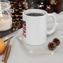 DistinctInk Glossy White Coffee / Tea Mug - Closing Deals in High Heels