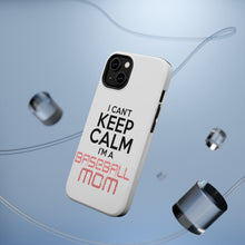 DistinctInk ToughCase for Apple iPhone, Compatible with MagSafe Charging - Can't Keep Calm I'm a Baseball mom