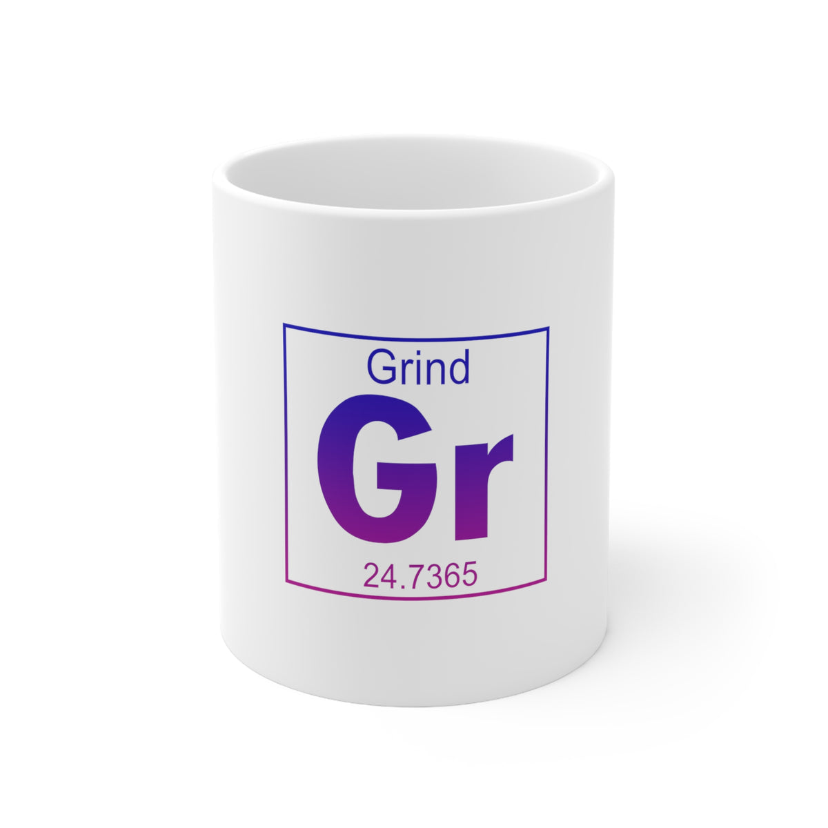 Glossy White Coffee / Tea Mug - Entrepreneur Grind GR Element