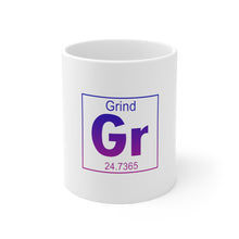 DistinctInk Glossy White Coffee / Tea Mug - Entrepreneur Grind GR Element