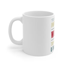 DistinctInk Glossy White Coffee / Tea Mug - Never Influence The World Try to Be Like It
