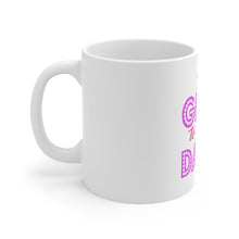 DistinctInk Glossy White Coffee / Tea Mug - Too Glam to Give a Damn