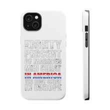 DistinctInk ToughCase for Apple iPhone, Compatible with MagSafe Charging - Married Men Cheat in America