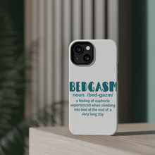 DistinctInk ToughCase for Apple iPhone, Compatible with MagSafe Charging - Bedgasm Definition Climb in Bed Lon Day