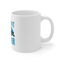 DistinctInk Glossy White Coffee / Tea Mug - Divers Do It Deeper