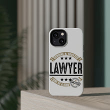DistinctInk ToughCase for Apple iPhone, Compatible with MagSafe Charging - Genuine Trusted Lawyer One of a Kind