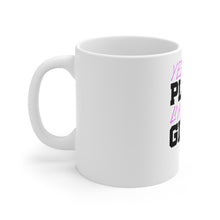 DistinctInk Glossy White Coffee / Tea Mug - Volleyball Yes I Do Play Like a Girl