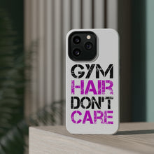 DistinctInk ToughCase for Apple iPhone, Compatible with MagSafe Charging - Gym Hair Don't Care