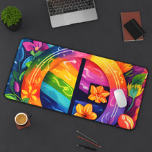 DistinctInk Desk Mat with The Road to Fulfillment Design for LGBTQ+ Pride