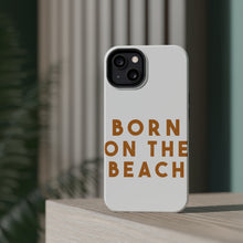 DistinctInk ToughCase for Apple iPhone, Compatible with MagSafe Charging - Born on the Beach