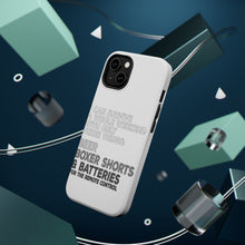 DistinctInk ToughCase for Apple iPhone, Compatible with MagSafe Charging - Can Survive with Only Beer Boxers Batteries