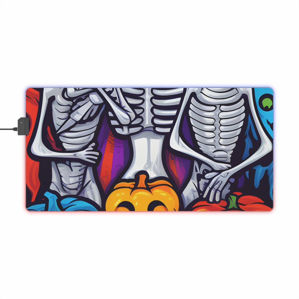 LED Gaming Mouse Pad with Exploring Inner Knowledge Design for Halloween LGBTQ+ Pride, view 4