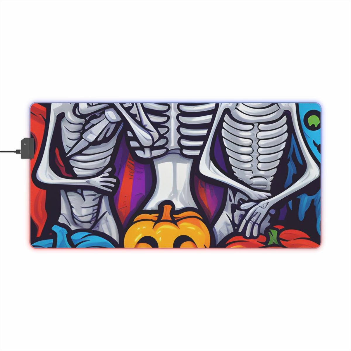 LED Gaming Mouse Pad with Exploring Inner Knowledge Design for Halloween LGBTQ+ Pride, view 4