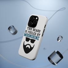 DistinctInk ToughCase for Apple iPhone, Compatible with MagSafe Charging - This Beard is Fueled by Moonshine
