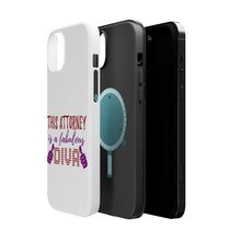 DistinctInk ToughCase for Apple iPhone, Compatible with MagSafe Charging - This Attorney is a Fabulous Diva