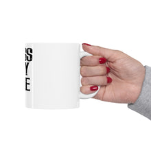 DistinctInk Glossy White Coffee / Tea Mug - Kiss My ACE - Poker Blackjack Gambling