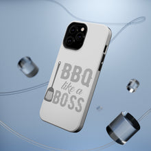 DistinctInk ToughCase for Apple iPhone, Compatible with MagSafe Charging - BBQ Like a Boss Barbecue