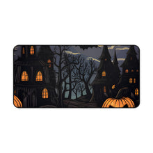 DistinctInk Desk Mat with Spooky All Hallows' Eve Design for Halloween