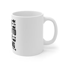 DistinctInk Glossy White Coffee / Tea Mug - I Am Drawn to Bow Hunting