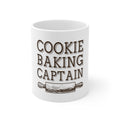 Glossy White Coffee / Tea Mug - Cookie Baking Captain Rolling Pin