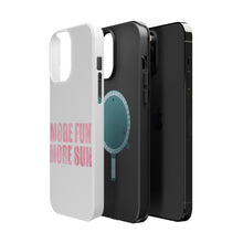 DistinctInk ToughCase for Apple iPhone, Compatible with MagSafe Charging - More Fun More Sun