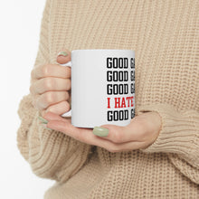 DistinctInk Glossy White Coffee / Tea Mug - Good Game I Hate You Good Game