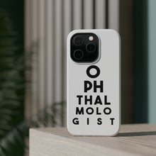 DistinctInk ToughCase for Apple iPhone, Compatible with MagSafe Charging - Ophthalmologist Eye Chart