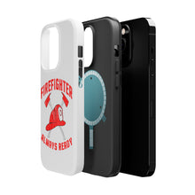 DistinctInk ToughCase for Apple iPhone, Compatible with MagSafe Charging - Firefighter - Always Ready
