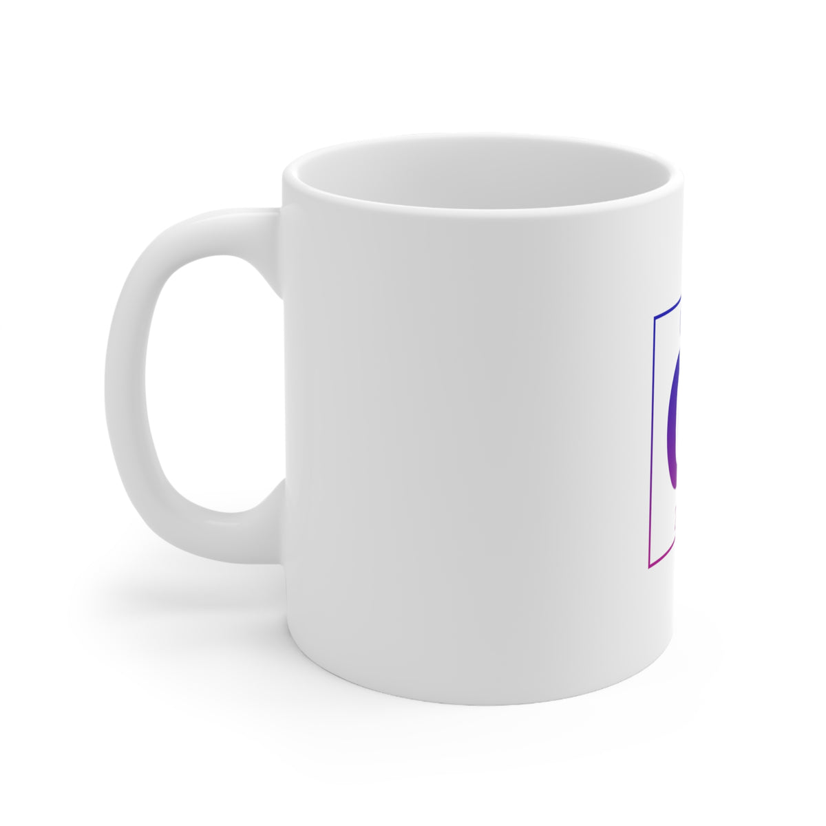 Glossy White Coffee / Tea Mug - Entrepreneur Grind GR Element, view 2