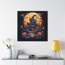DistinctInk Canvas Wall Art with Spooky Sweet Treats for Halloween