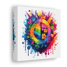 DistinctInk Canvas Wall Art with The Road to Fulfillment for LGBTQ+ Pride
