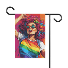 DistinctInk Garden & House Banner Flag with Leading a New Path Design for LGBTQ+ Pride