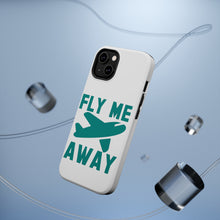 DistinctInk ToughCase for Apple iPhone, Compatible with MagSafe Charging - Fly Me Away - Travel