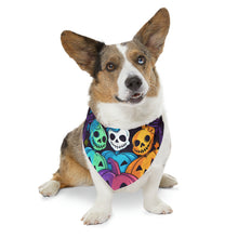 DistinctInk Adjustable Pet Banana Collar with Creating Lasting Memories Design for Halloween LGBTQ+ Pride