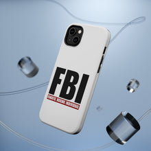DistinctInk ToughCase for Apple iPhone, Compatible with MagSafe Charging - FBI Fanatic Boxing Individual