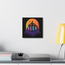 DistinctInk Canvas Wall Art with Discover Your True Path for Halloween LGBTQ+ Pride