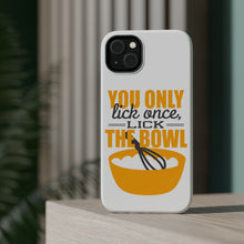 DistinctInk ToughCase for Apple iPhone, Compatible with MagSafe Charging - You Only Lick Once - Lick the Bowl - Baking