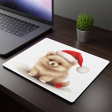 DistinctInk Mouse Pad - 1/4" Foam Rubber - Pomeranian Puppy Drawing