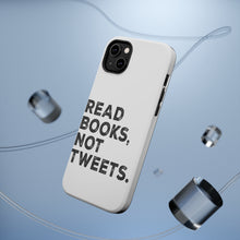 DistinctInk ToughCase for Apple iPhone, Compatible with MagSafe Charging - Read Books, Not Tweets