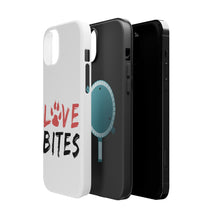 DistinctInk ToughCase for Apple iPhone, Compatible with MagSafe Charging - Love Bits - Dog Paw