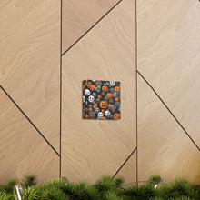 DistinctInk Canvas Wall Art with Haunted Harvest Time for Halloween